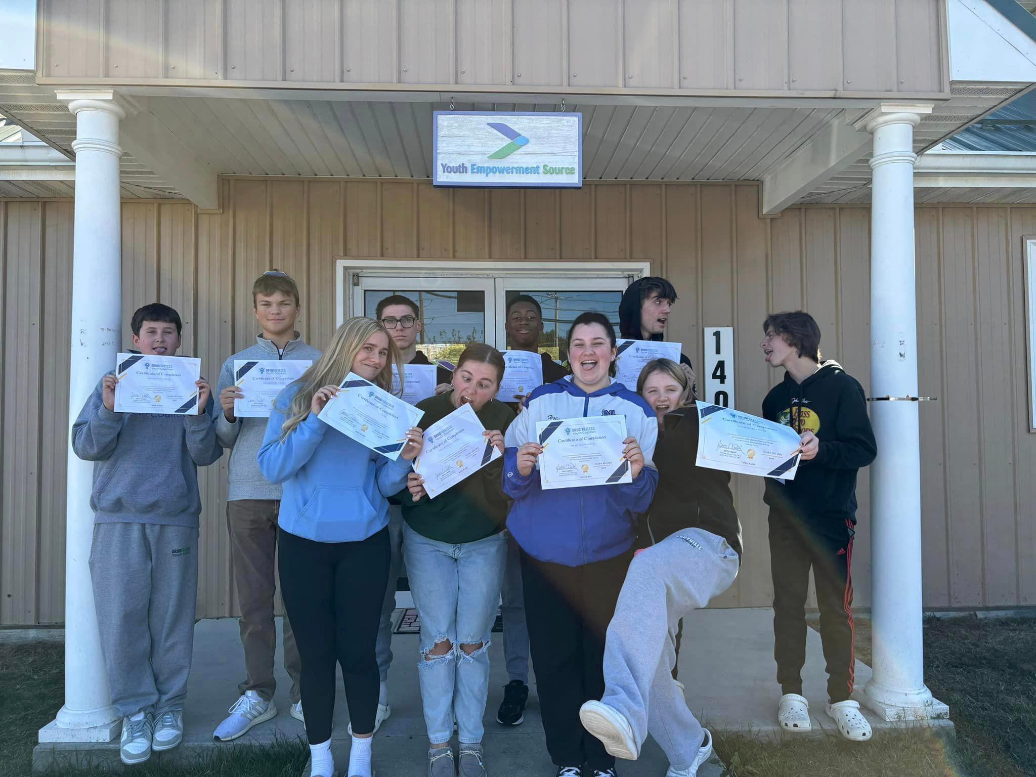 Students completed the Johnson and Johnson Over the Counter Medicine Safety Train the Trainer course.