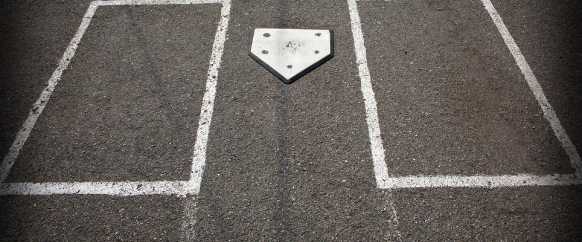 photo of baseball plate