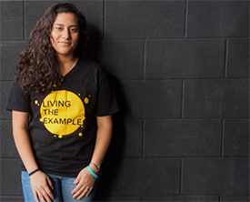 Teen 'Living the Example' member