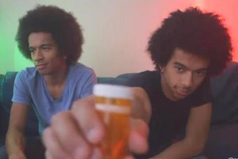 screen shot from "The Twins" anti-drug PSA